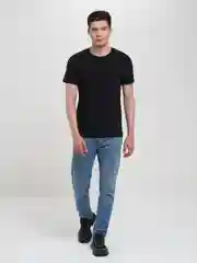 Черный футболка мужская Джентельмен