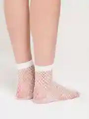 Белый носки женские, сетка