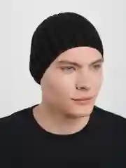 Черный шапка, шапка вязанная