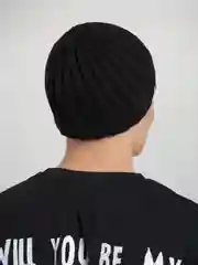 Черный шапка, шапка вязанная
