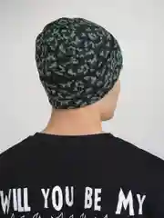 Зелёный хаки шапка мужская, зимняя, камуфляж