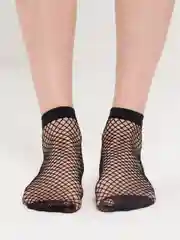 Черный носки в сетку, 2 цвета