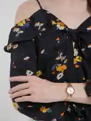 Желтый женские кварцевые часы