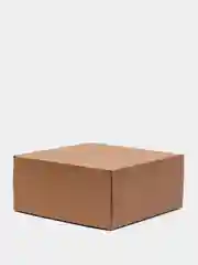 Картонные коробки 2 шт, 22 x 22 x 10 из крафт картона для упаковки подарков.