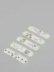 Белый пластырь ДЕТСКИЙ с рисунком КОТИКИ/ упаковка 5 шт