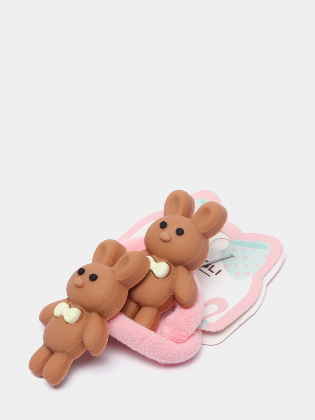 Коралловый детские резинки "Микки Маус", "Бантики", комплект 2 штуки