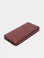 Бордовый чехол-книжка для Huawei Honor Y6P