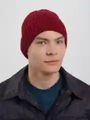 Багровый шапка мужская зимняя