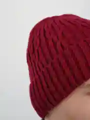 Багровый шапка мужская зимняя