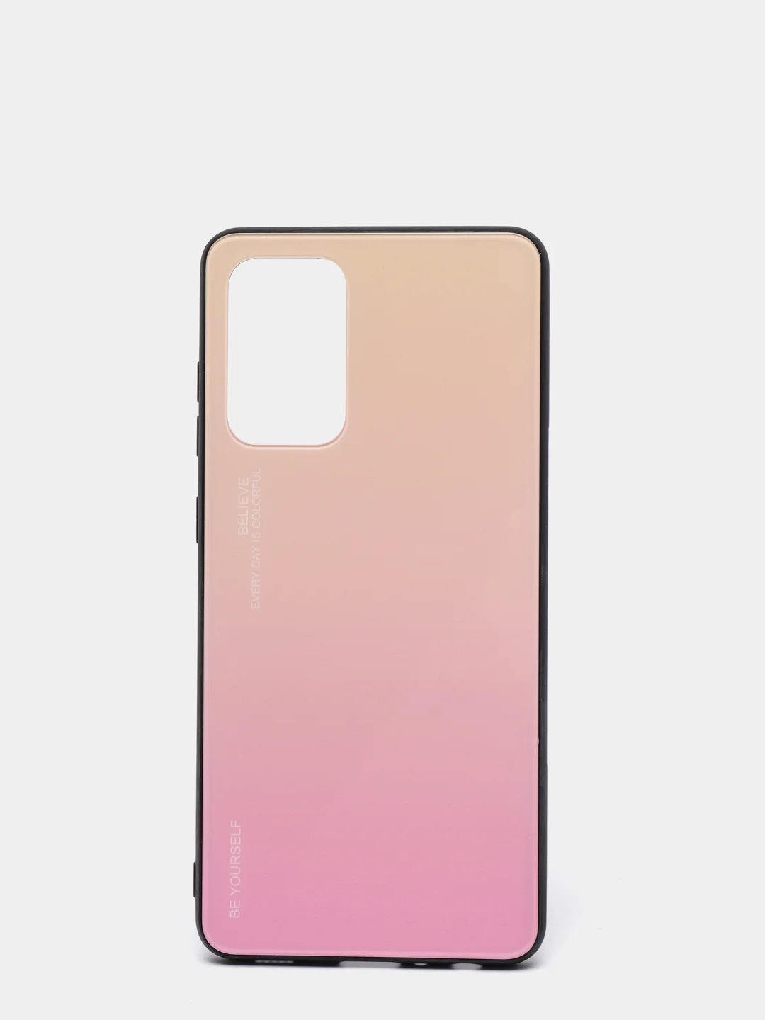Желтый чехол градиент Samsung A72