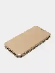 Золотой чехол-книжка для Xiaomi Redmi Note 8 pro