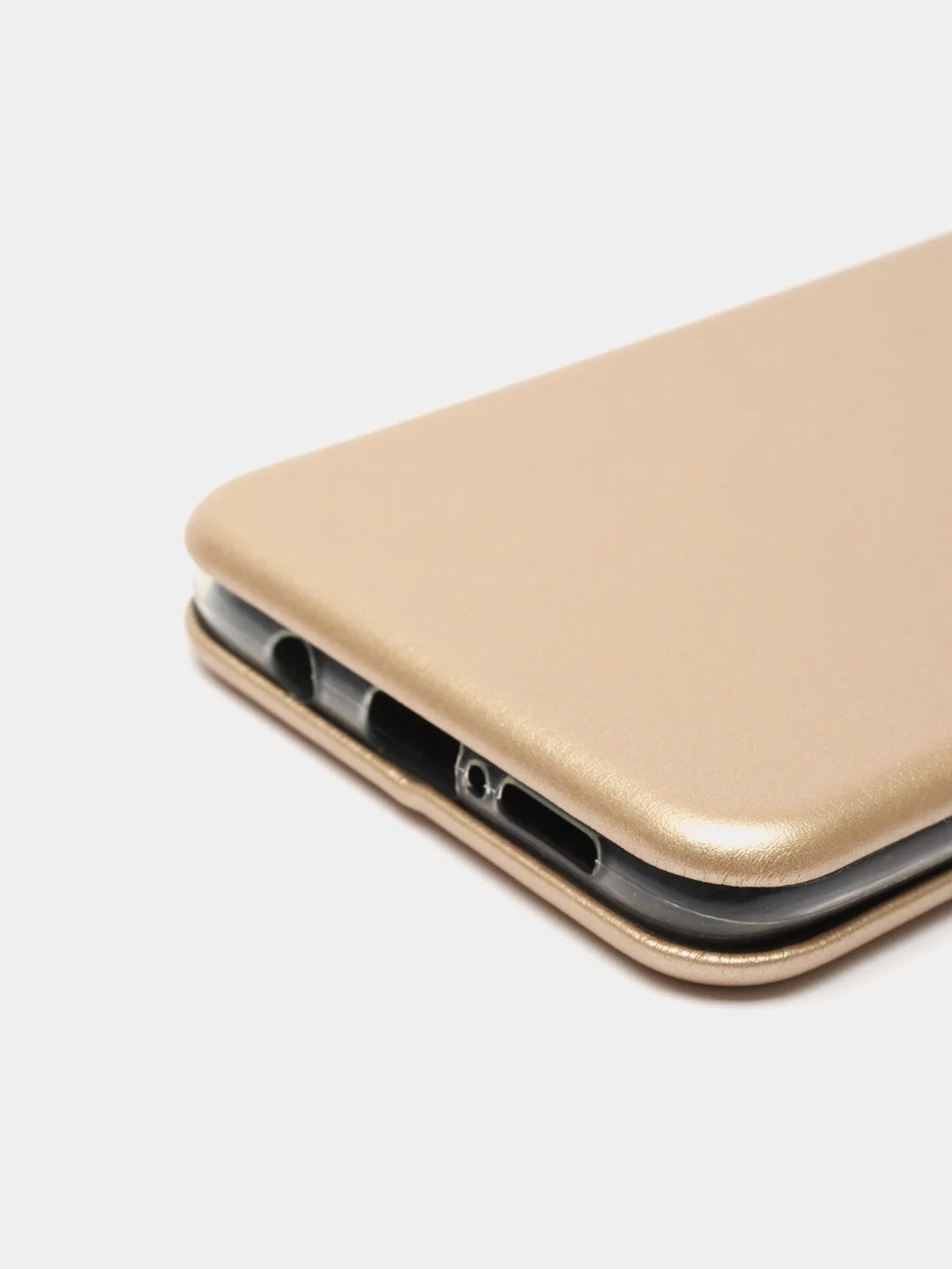 Золотой чехол-книжка для Xiaomi Redmi Note 8 pro