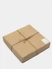 Серый подставка/поднос/ подсвечник из гипса 17,2 см