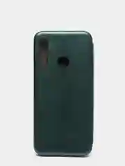 Тёмно-зелёный чехол-книжка для Huawei Honor Y6P