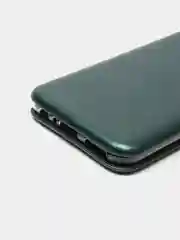 Тёмно-зелёный чехол-книжка для Huawei Honor Y6P