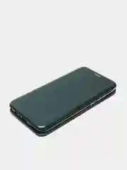 Тёмно-зелёный чехол книжка Huawei Honor 9A