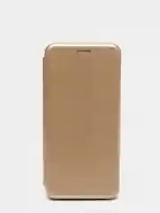 Золотой чехол-книжка для Xiaomi Redmi Note 9