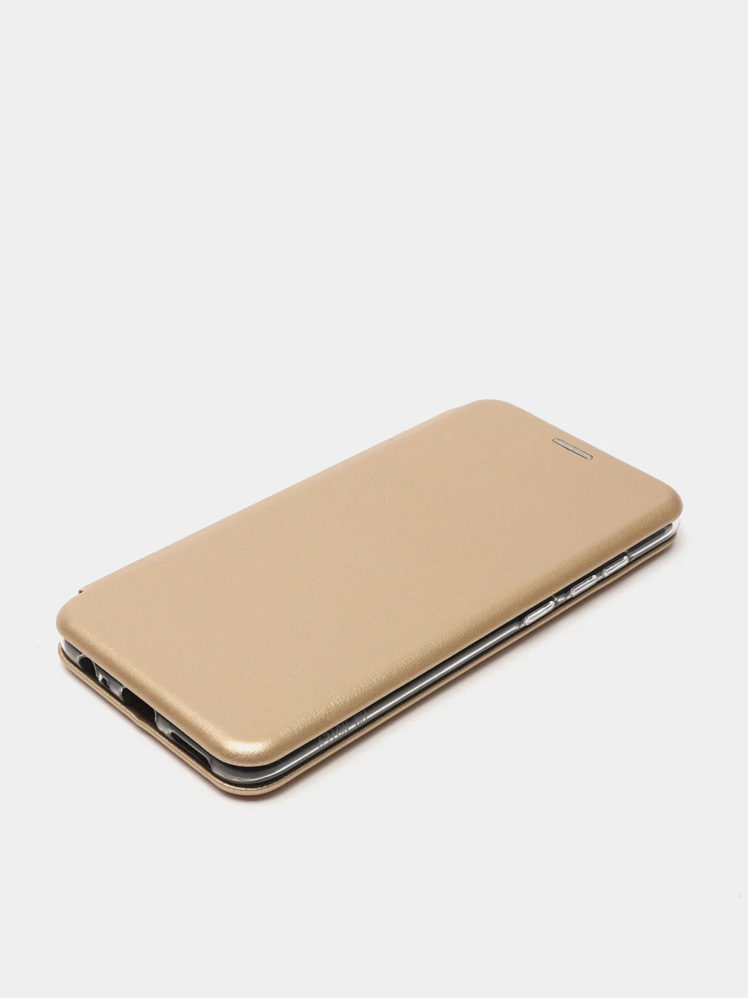 Золотой чехол-книжка для Xiaomi Redmi Note 9