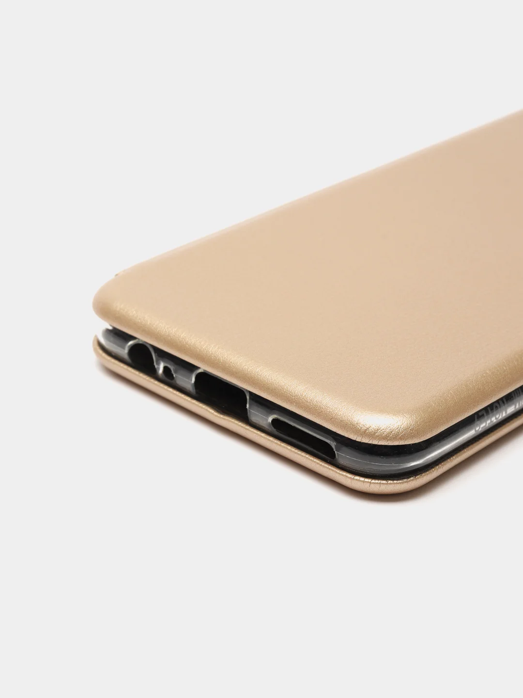 Золотой чехол-книжка для Xiaomi Redmi Note 9
