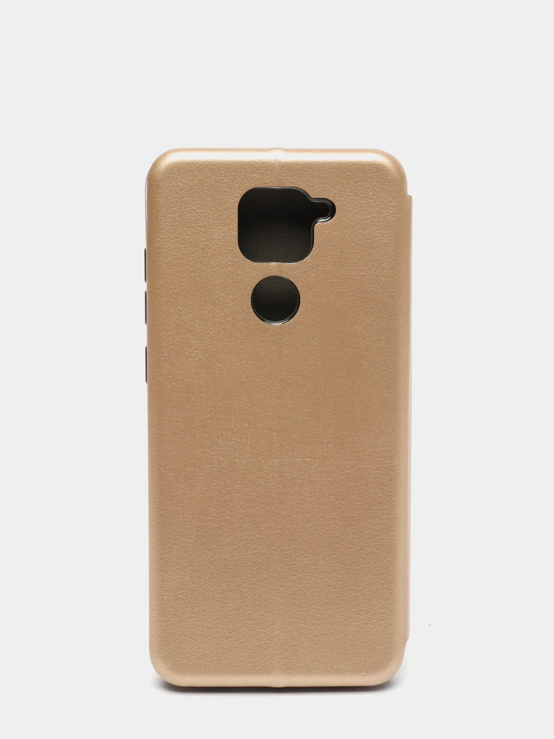 Золотой чехол-книжка для Xiaomi Redmi Note 9