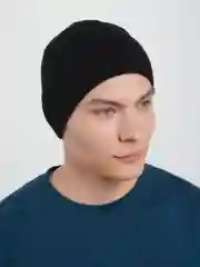 Черный шапка бини мужская зимняя