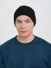Черный шапка бини мужская зимняя