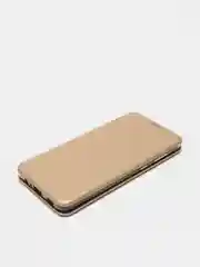 Золотой чехол книжка для Samsung Galaxy A02
