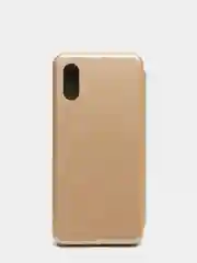 Золотой чехол книжка для Samsung Galaxy A02