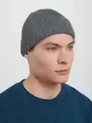 Шапка бини, серая