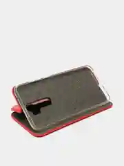 Красный чехол-книжка для Xiaomi Redmi Note 8 pro