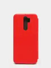 Красный чехол-книжка для Xiaomi Redmi Note 8 pro