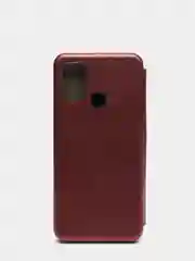 Бордовый чехол книжка Huawei Honor 9A