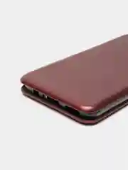 Бордовый чехол книжка Huawei Honor 9A