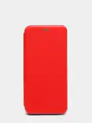 Красный чехол-книжка для Xiaomi Redmi Note 9