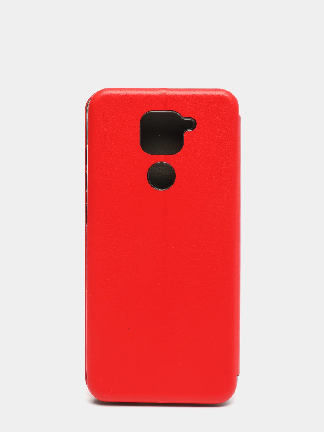 Красный чехол-книжка для Xiaomi Redmi Note 9