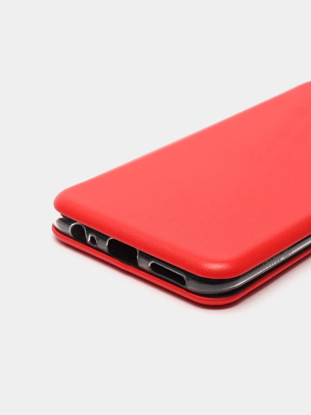 Красный чехол-книжка для Xiaomi Redmi Note 9
