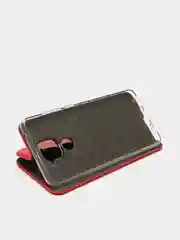 Красный чехол-книжка для Xiaomi Redmi Note 9