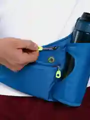 Синий сумка поясная для бега с карманом для бутылки,сумка для бега, сумка на пояс,  сумка бег