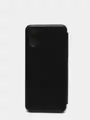Черный чехол книжка для Samsung Galaxy A02