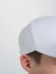 Белый кепка унисекс, износостойкая