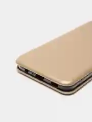 Золотой чехол-книжка для Samsung Galaxy A03S