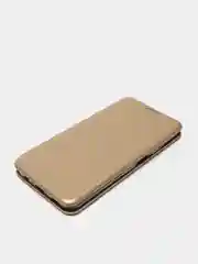 Золотой чехол-книжка для Samsung Galaxy A03S