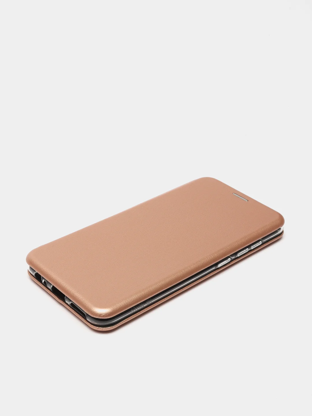 Розовый чехол-книжка для Xiaomi Redmi Note 9