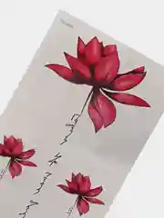 Угольный татуировки "Животные и растения", 21*10 см