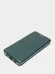 Тёмно-зелёный чехол книжка для Samsung Galaxy A01 Core