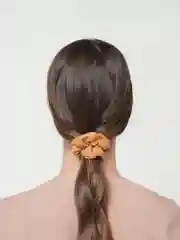 Карамельный резинка для волос из экокожи