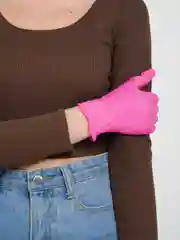 Лазурный перчатки нитриловые