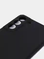 Черный чехол для Samsung Galaxy S22+ Plus силиконовый (Самсунг Галакси С22 Плюс)