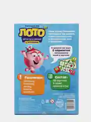 Игра для детей с загадками, "Лото - Смешарики. Фрукты и овощи", 4+,