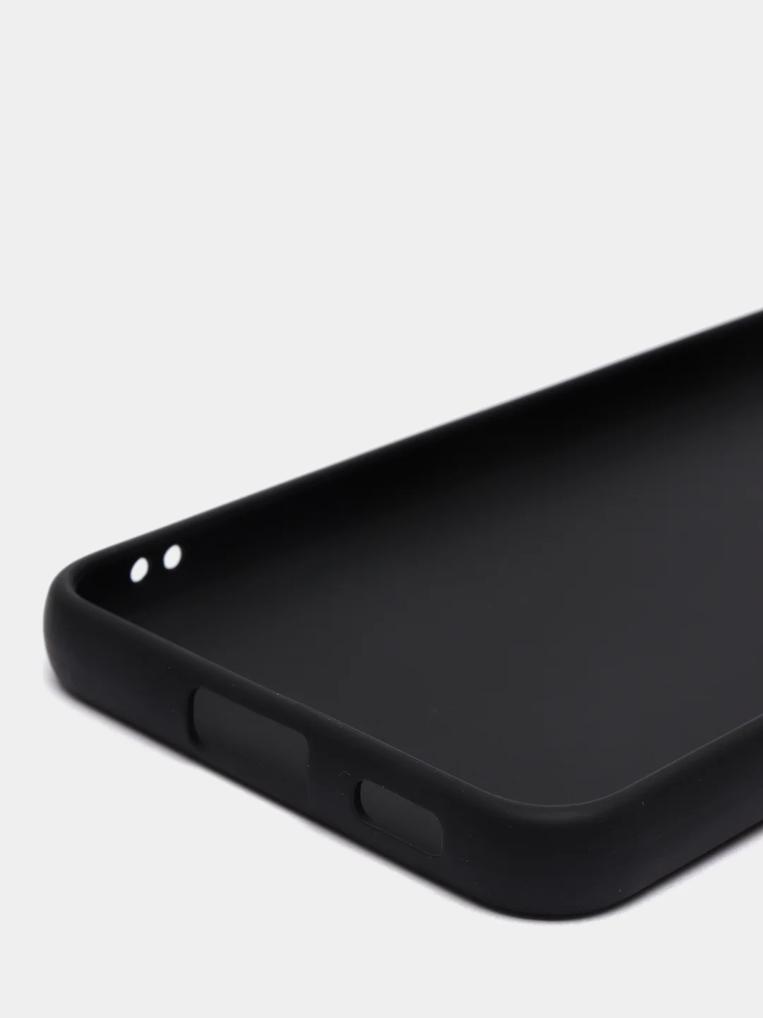 Черный чехол Samsung Galaxy S22 (Самсунг Галакси С22), силиконовый